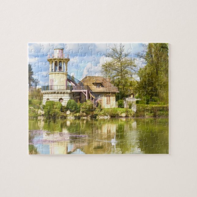Des Hamlets der Königin, Versailles, Frankreich, Puzzle (Horizontal)