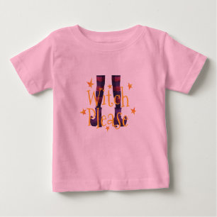 Des Hexe-Shirt bitte lustiges Halloween-Party-  Baby T-shirt