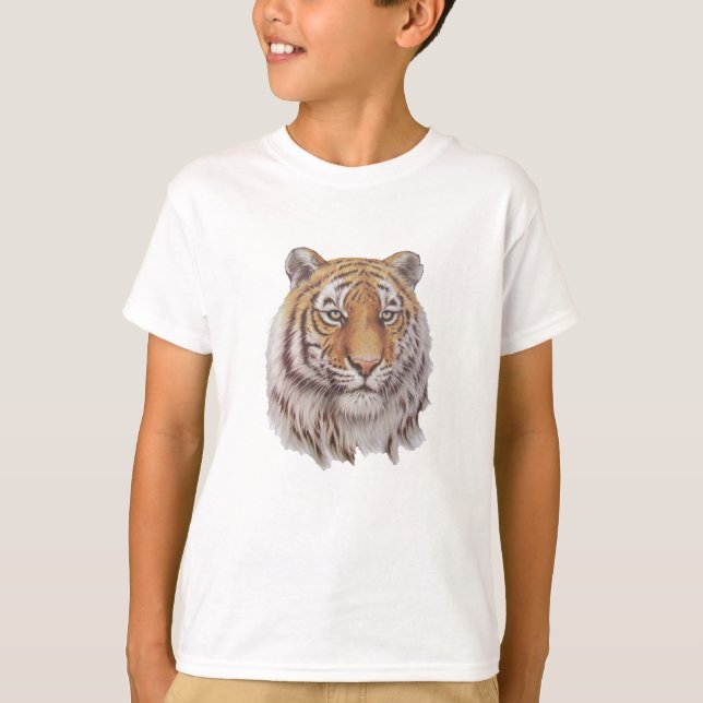 DES KINDFOTC FLUG CONCHORDS TIGER-SHIRT-BRET T-Shirt (Vorderseite)
