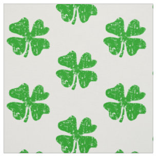 Des Kleeblatt-Gewebes   DIY St. Patricks Stoff