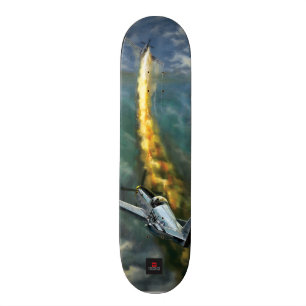 Des Kriegs-Flugzeug WW2 des Mustangs P-51 Skateboard