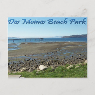 Des Moines Beach Park (Gezeiten) Postkarte