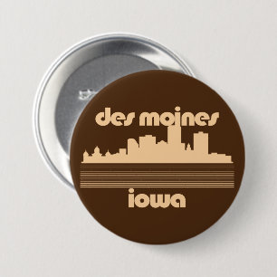 Des Moines, Iowa Button