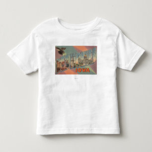 Des Moines, Iowa (Elch-Kopf) Kleinkind T-shirt