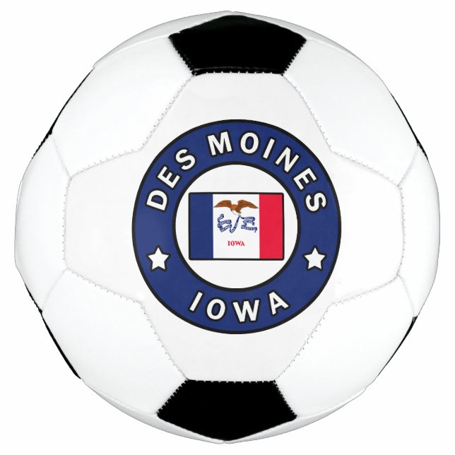 Des Moines Iowa Fußball (Vorderseite)