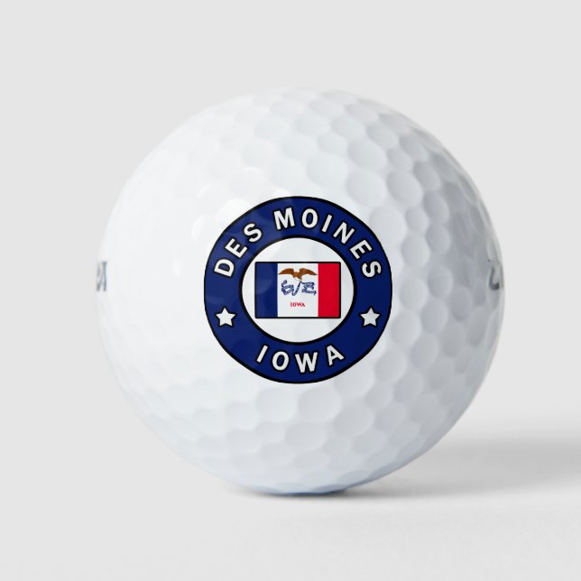 Des Moines Iowa Golfball (Vorderseite)