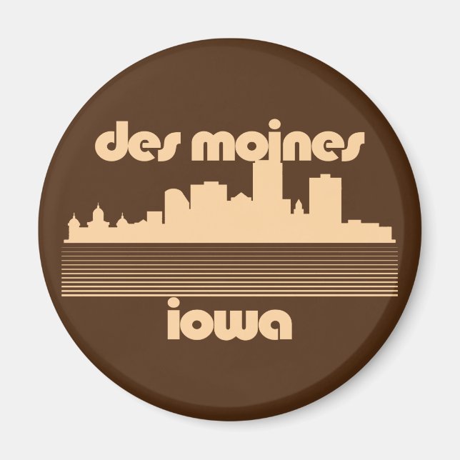 Des Moines, Iowa Magnet (Vorne)