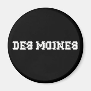 Des Moines Iowa Magnet