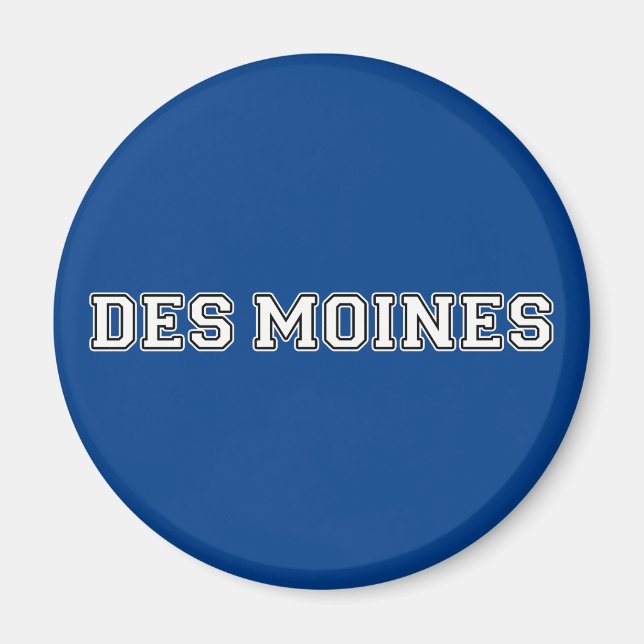 Des Moines Iowa Magnet (Vorne)