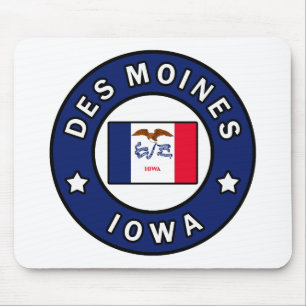 Des Moines Iowa Mousepad