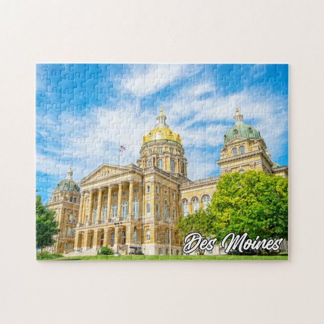 Des Moines, Iowa, Vereinigte Staaten Puzzle (Horizontal)