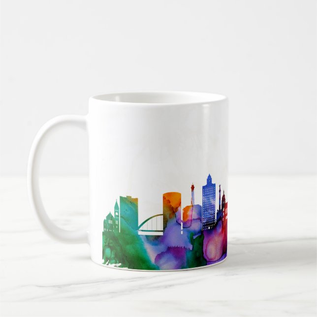 Des Moines Skyline Kaffeetasse (Links)