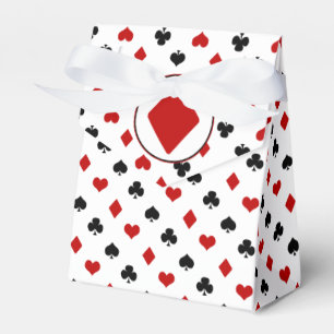 Des Poker-Thema- roter Diamant Spielkarte-des Geschenkschachtel