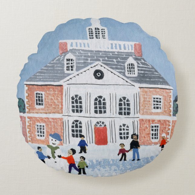 DES. Res. 1992 Rundes Kissen (Vorderseite)