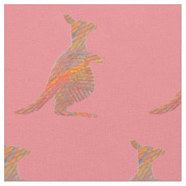 Des rosa das Gewebe Känguru gekämmten Stoff