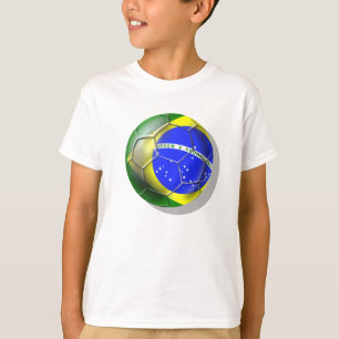 Des Sambafußballs Brasiliens Brasilien T-Shirt