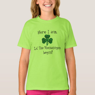 Des St Patrick des Kindes Tag ließ die Shenanigan T-Shirt