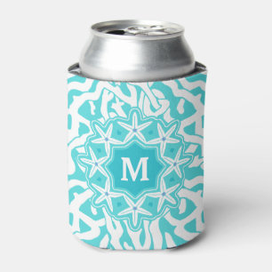 Des Strand-Korallenriffstarfish- Monogramm Dosenkühler