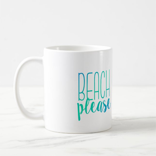 Des Strand-Türkis Ombre Tasse bitte | (Links)