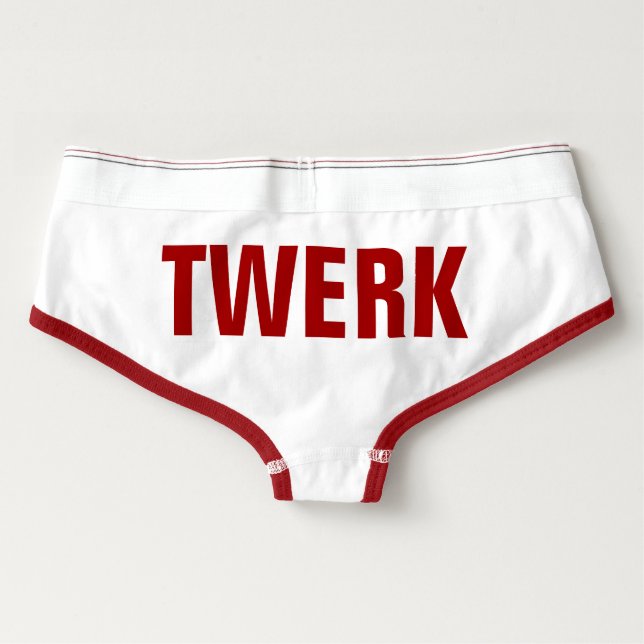 Des Twerk der Damen Hotpants BoyShorts Unterwäsche (Rückseite)