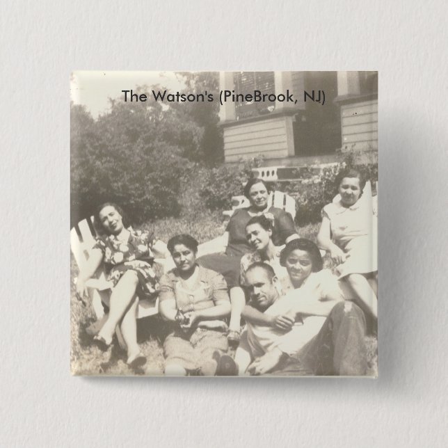 Des Watsons Button (Vorderseite)