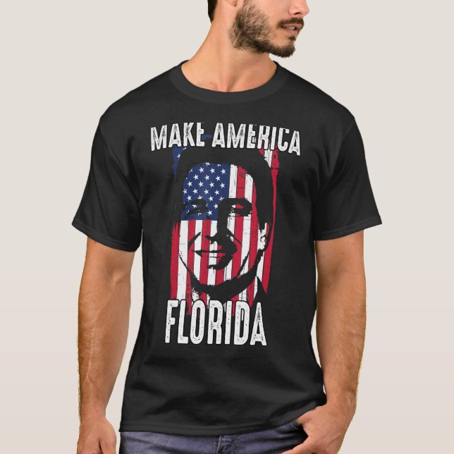 DeSantis 2024 - Amerika Florida Ron DeSantis 20 T-Shirt (Vorderseite)