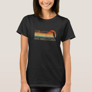 Desantis 2024 - Die Flaggenwahl in Amerika in Flor T-Shirt