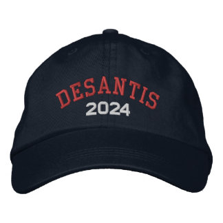 Desantis 2024 - Rot-Blau Bestickte Baseballkappe