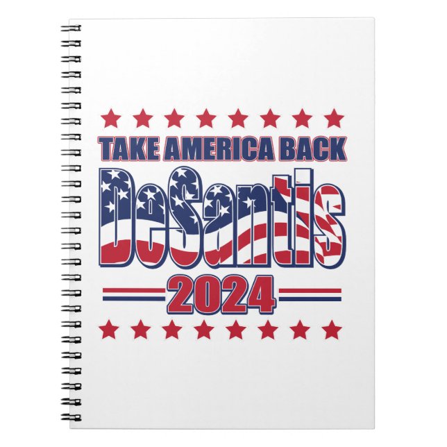 DeSantis-2024-Take-America-Back- Notizblock (Vorderseite)