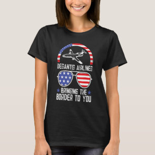 DeSantis 2024 Wahl Vintage US-Flagge Mach Amerika T-Shirt