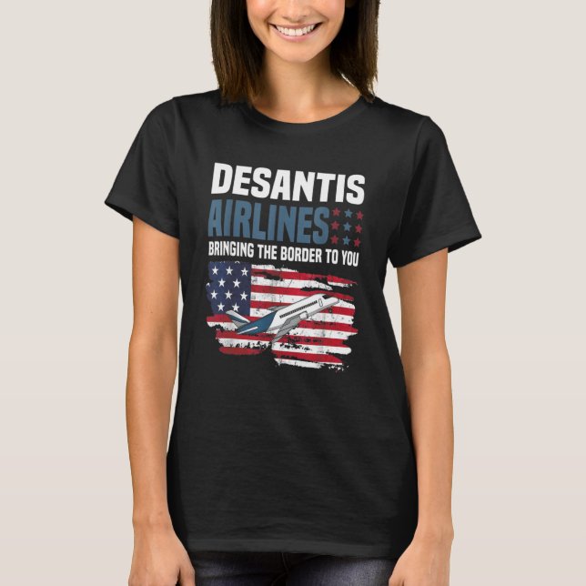 DeSantis Airlines T-Shirt (Vorderseite)