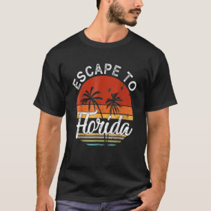 Desantis Escape to Florida Vinatge Funny T-Shirt