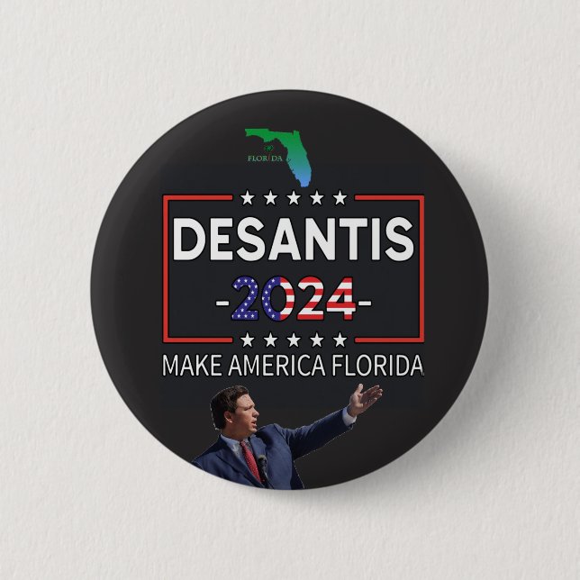 DeSantis für Präsident 2024 Button (Vorderseite)