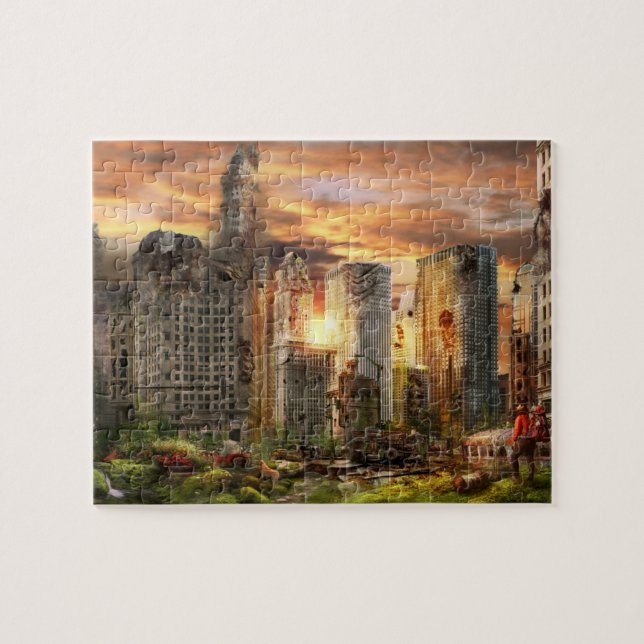 Desaster - Chicago, IL - Gotta Walking mit dem Hun Puzzle (Horizontal)