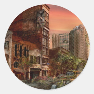 Desaster - Pittsburgh, PA - Der Y2K-Fehler Runder Aufkleber