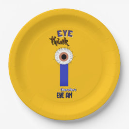 Descartes Augen Pappteller