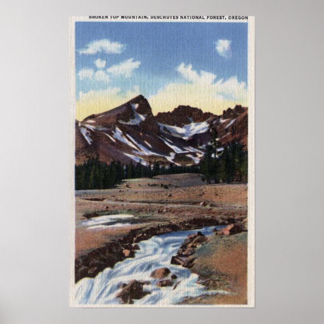 Deschutes National Forest, OR Poster (Vorne)