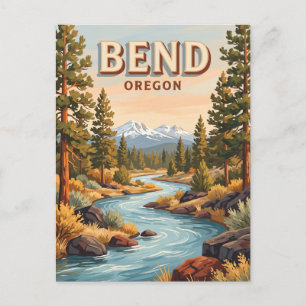 Deschutes River bei Bend Oregon Postkarte