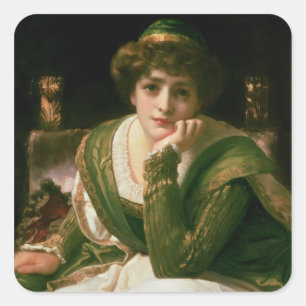 Desdemona Quadratischer Aufkleber