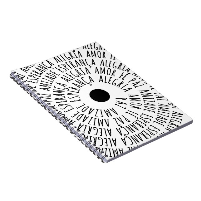 Desejos de Natal - Amor Fé Esperança Notizblock (Rechte Seite)