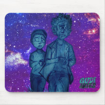 Desenho do R&M feito á mão. GudiArtes