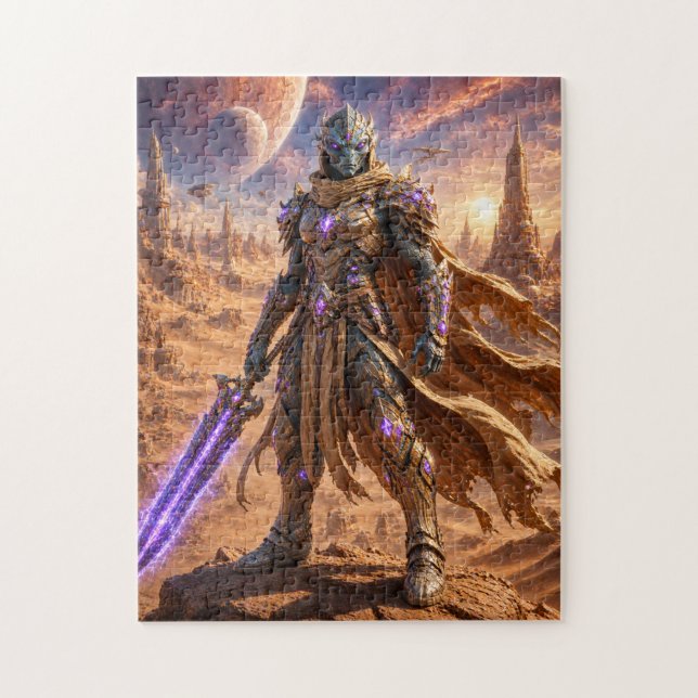 Desert Alien Warrior Puzzle (Vertikal)