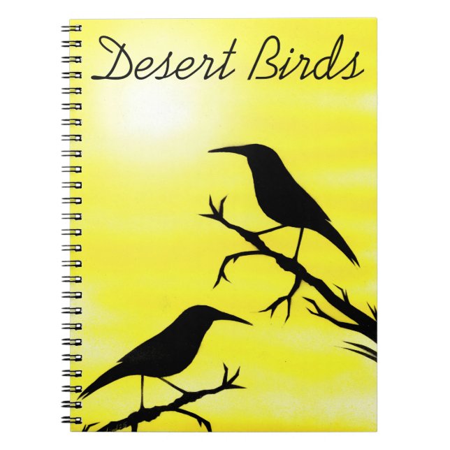 Desert Birds Notizblock (Vorderseite)