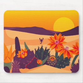 Desert Bloom Fantasy Mousepad