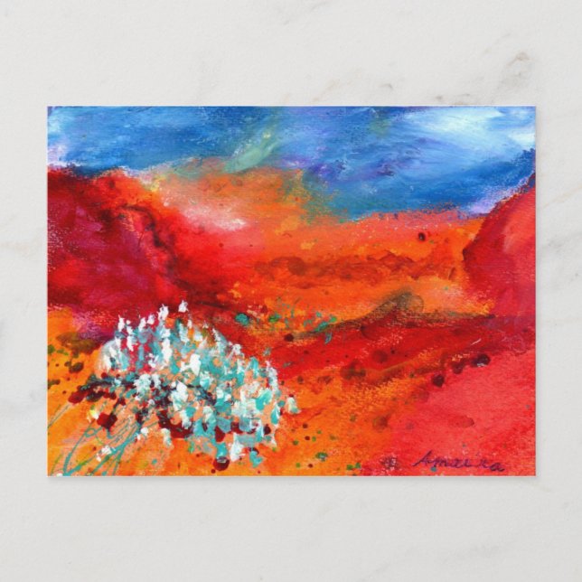Desert Bloom Postkarte (Vorderseite)