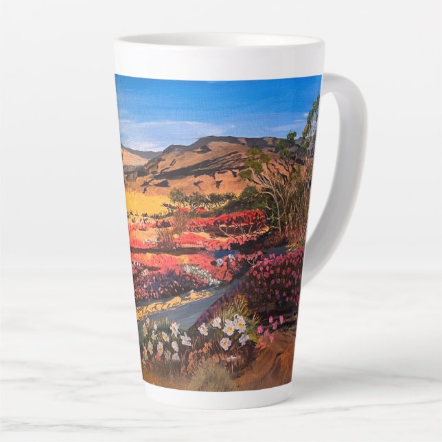 Desert Bloom, von Gary Poling Milchtasse (Rechte Ecke)