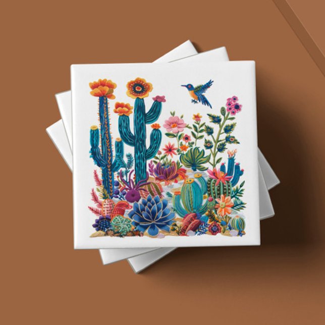 Desert Blooms Blossom Oasis Fliese (Von Creator hochgeladen)