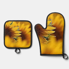 Desert Blooms Ofenhandschuh & Topflappen-Set