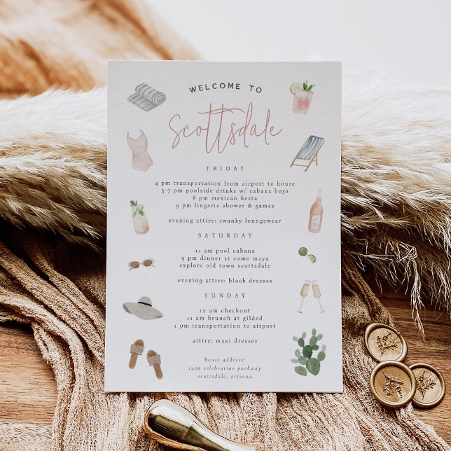 Desert Boho Bachelorette Wochenende Itinerary (Von Creator hochgeladen)