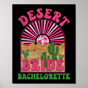 Desert Bride Junggeselinnen-Abschied Bach Tour Poster